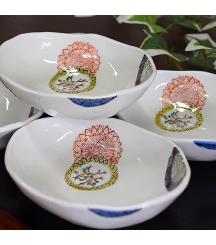 Amazon.co.jp: 山本長左 宮内庁御用達 九谷焼小鉢（単品）桃華唐草